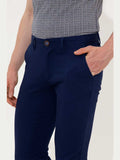 US Polo Assn Men Chino Slim Navy VR033 USPA USPCH100