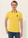 U.S. Polo Assn. Men Polo Big Pony3  Light Yellow VR004 USPOM100