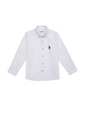 U.S. Polo Assn. Boys Shirt White VR013 USPSH253