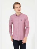 USPA Shirt Men Cherry VR223 USPSH274 Regular Fit US Polo Assn.