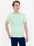 U.S. Polo Assn. Men T-Shirt Round Neck Slim Mint VR090 USTSM061